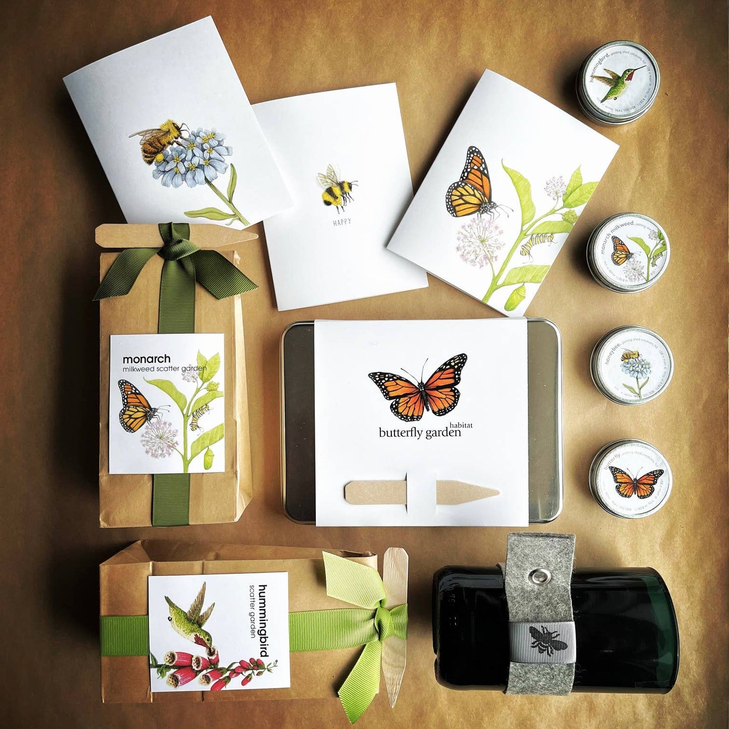 Garden Sprinkles Butterfly Habitat — Summer Flower Garden Seed Tin