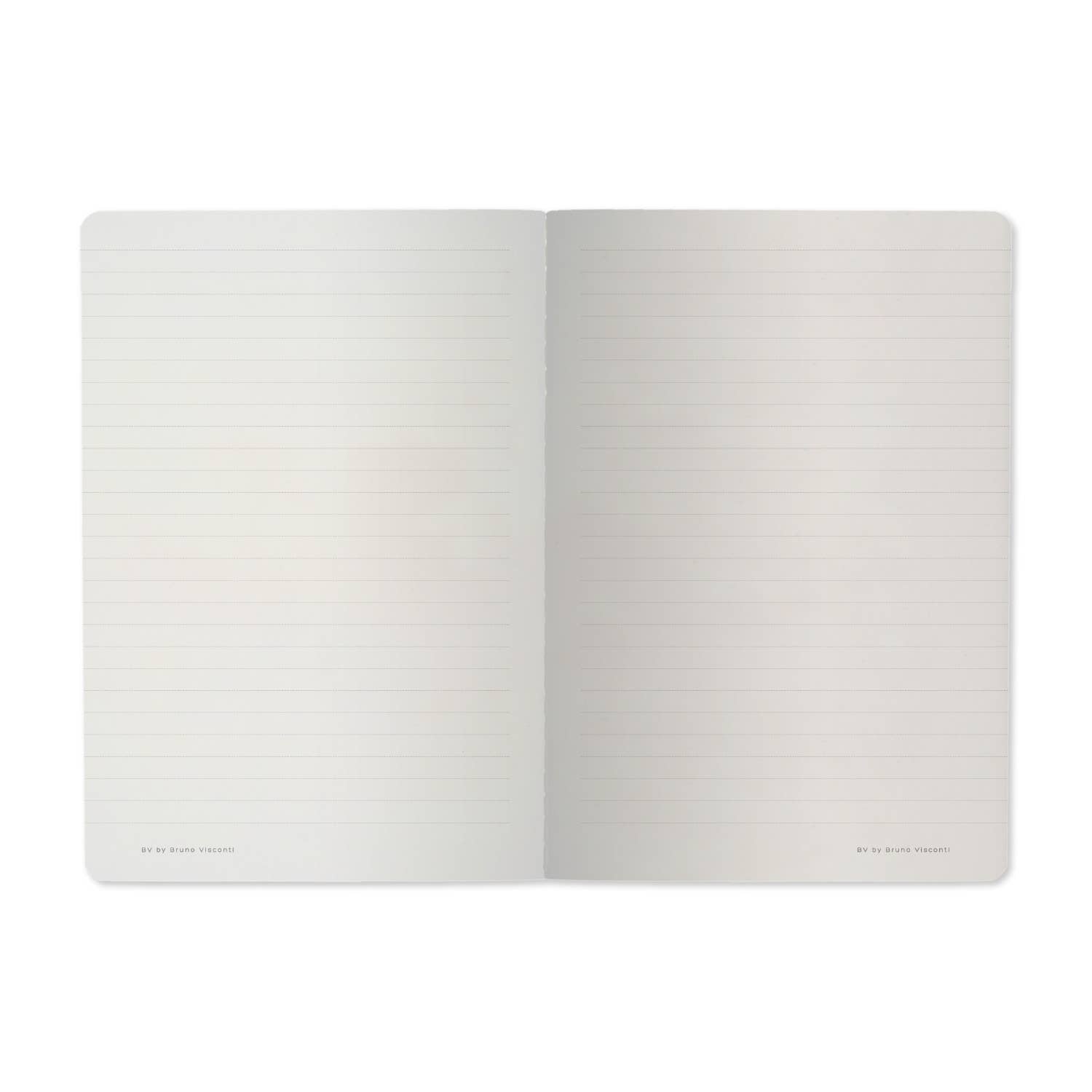 Lined pages within notebook