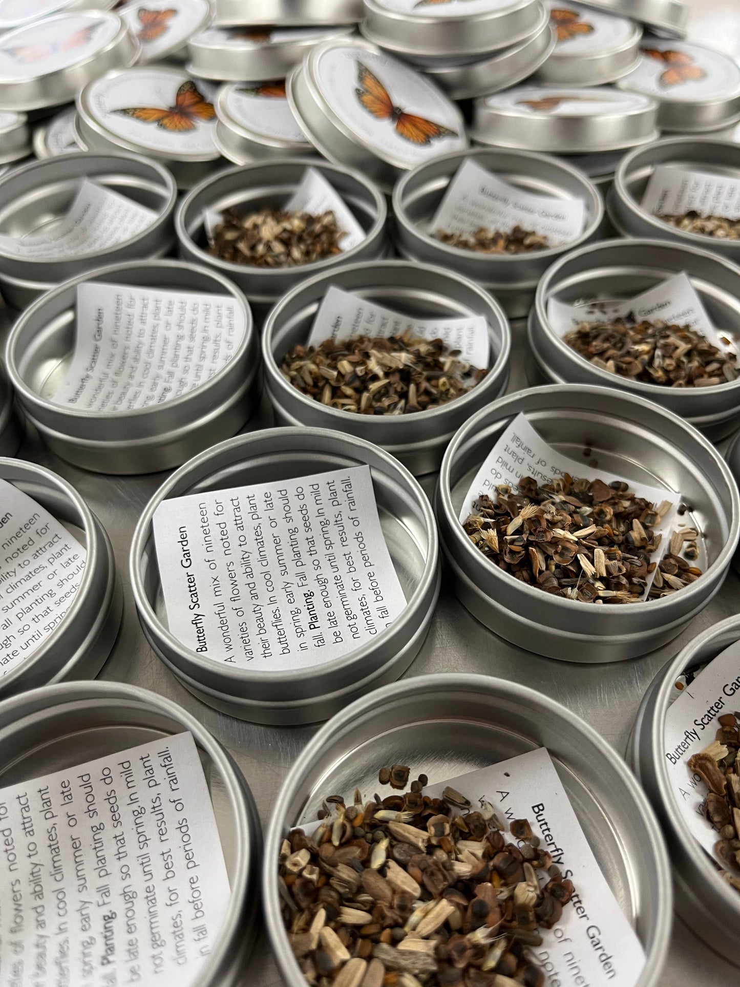 Garden Sprinkles Butterfly Habitat — Summer Flower Garden Seed Tin