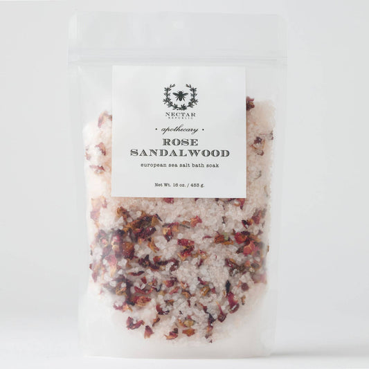 Rose Sandalwood Bath Soak Refill — by Nectar Republic