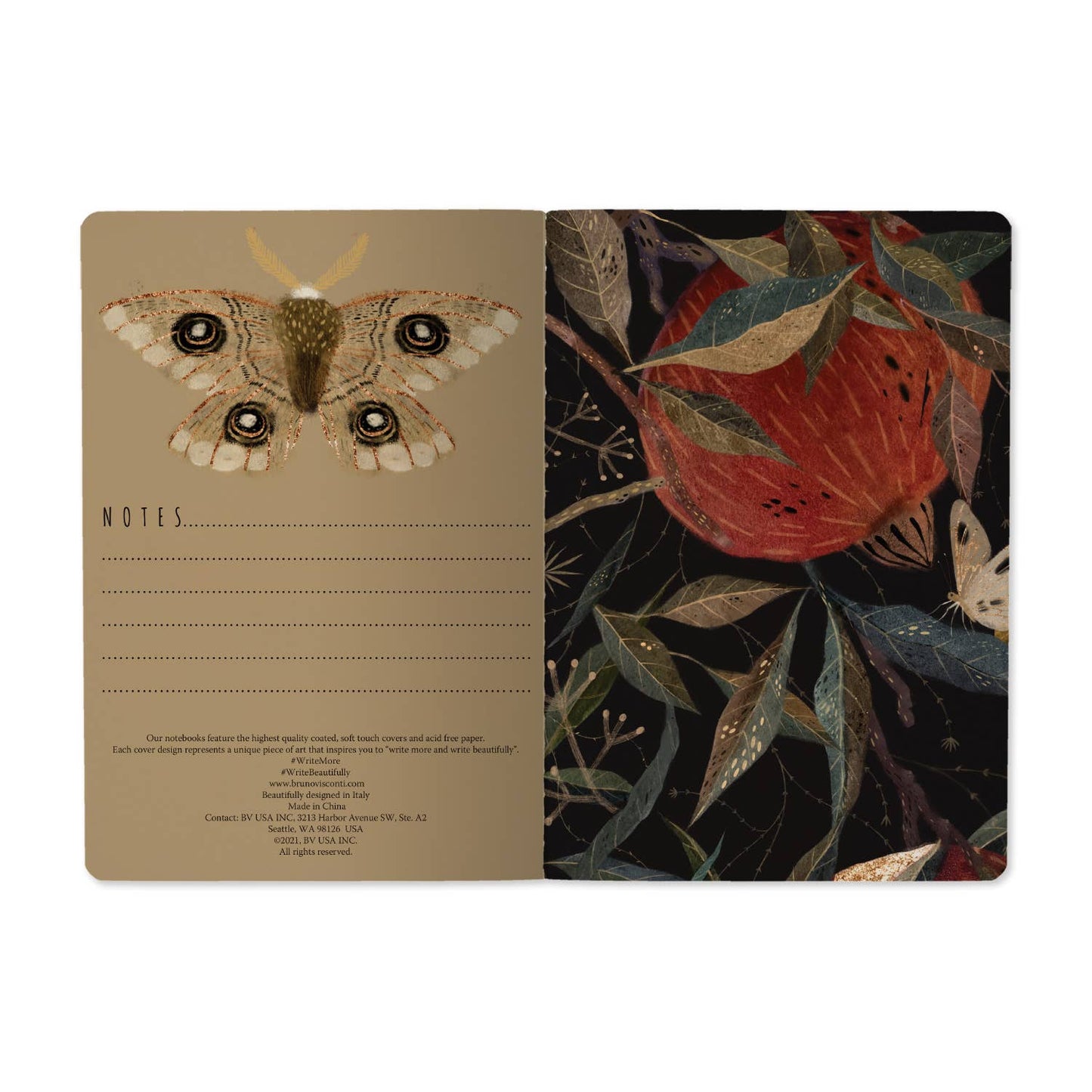 Pom on the Vine Journaling Notebook