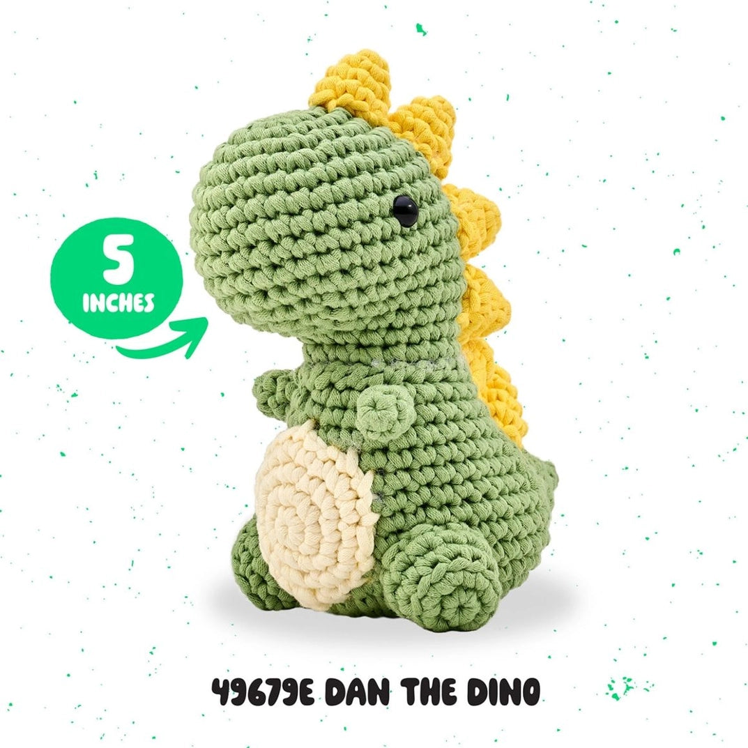 Crochet Kit: Dan the Dino