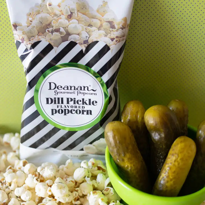 Dill Pickle Flavored Popcorn