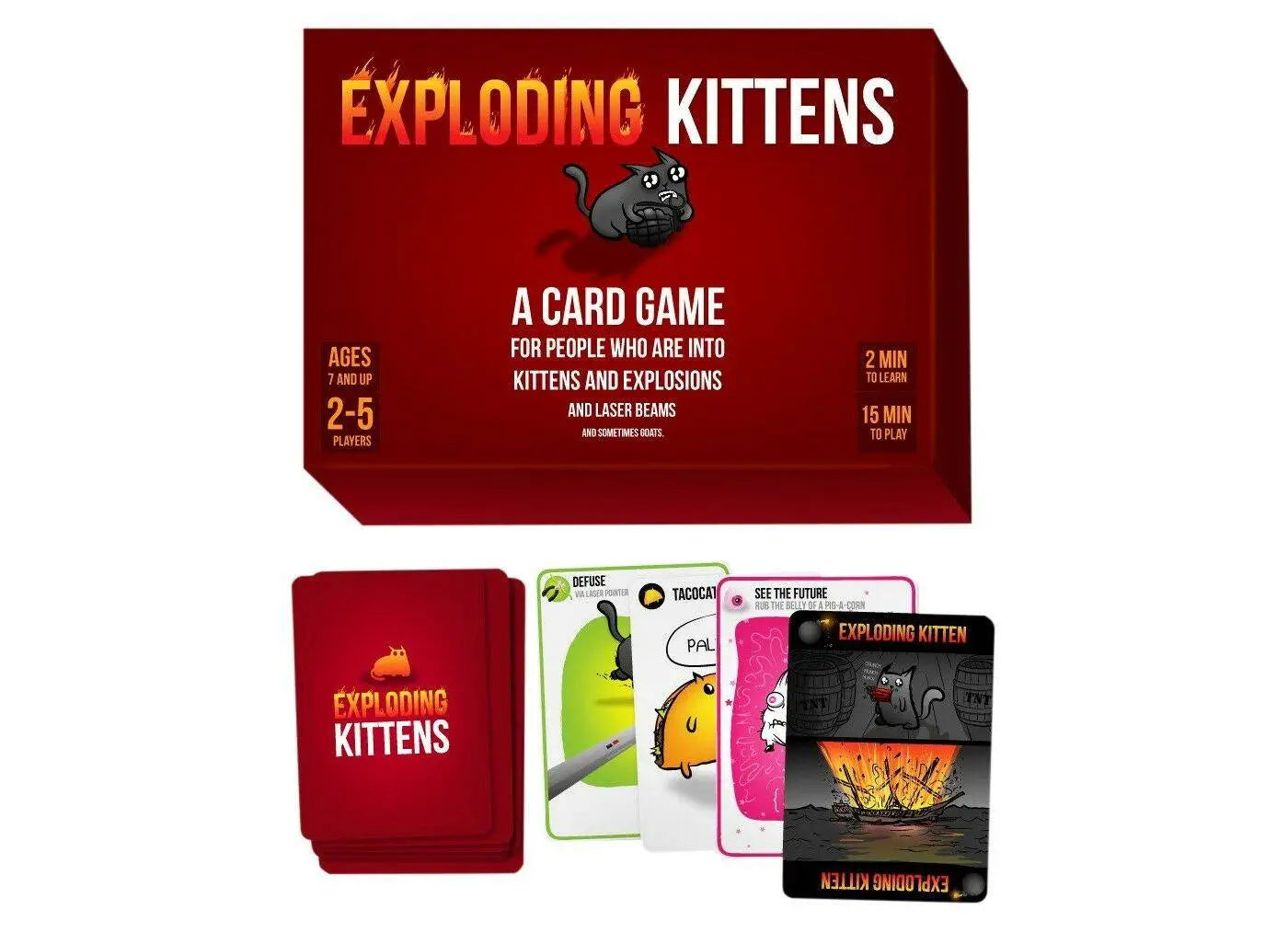 Exploding Kittens: A Ritual in Laughter (2–5 Players)
