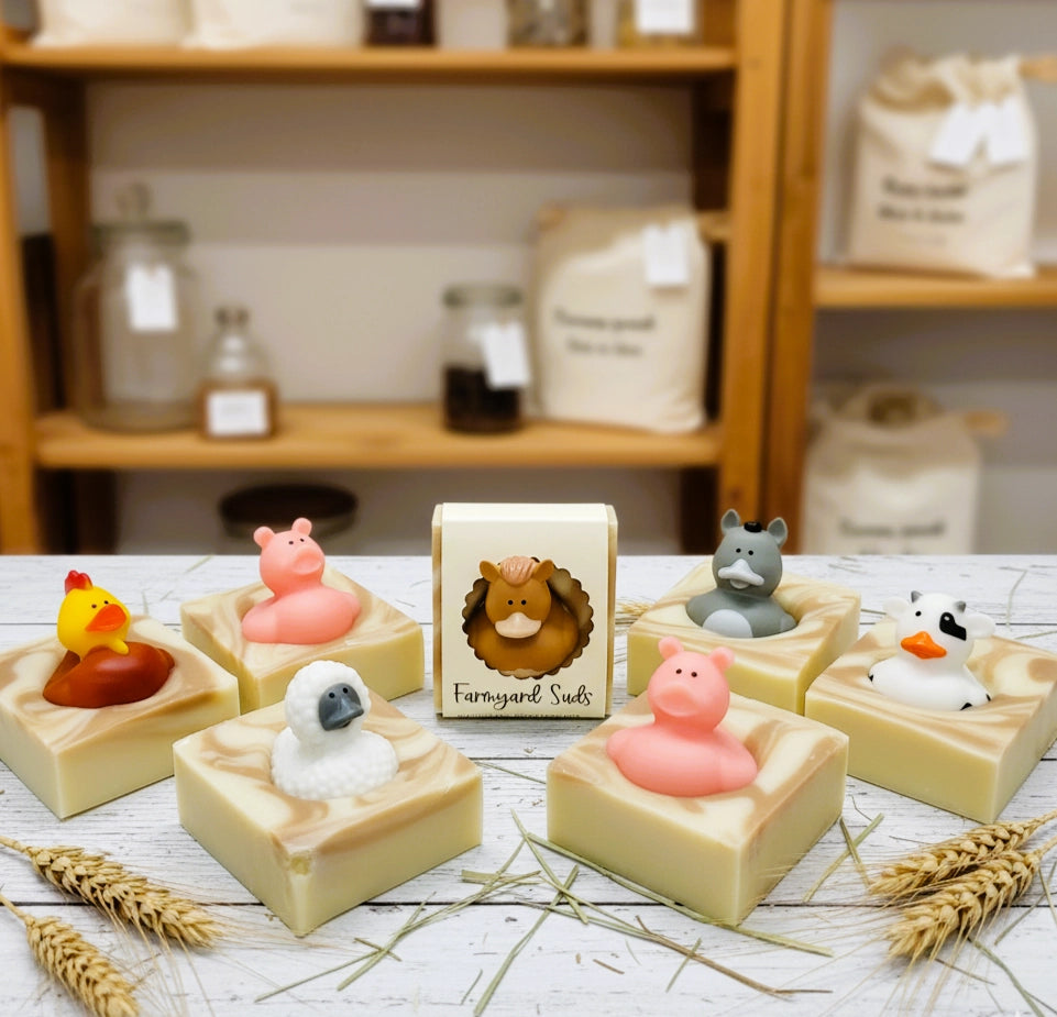 Farmyard Suds Handmade Soap Bar For Kids Vegan Cold Process