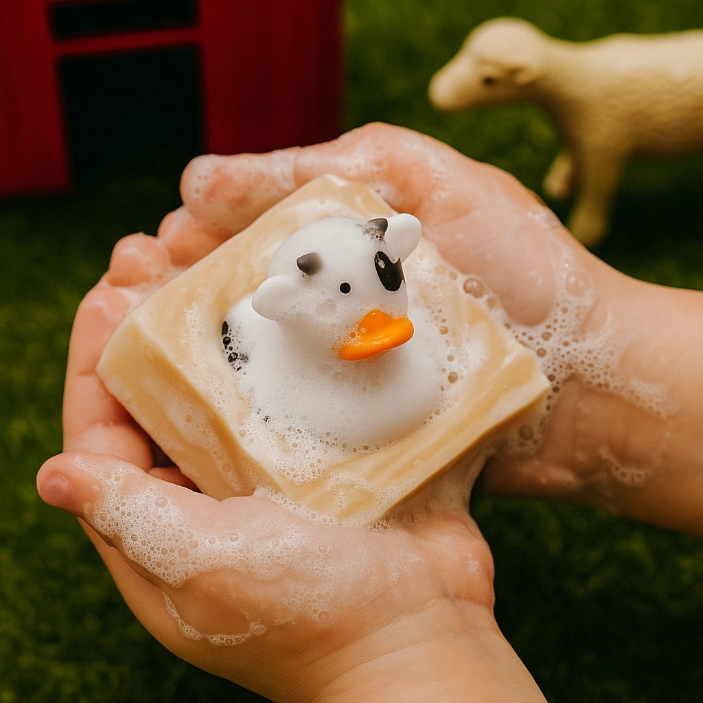 Farmyard Suds Handmade Soap Bar For Kids Vegan Cold Process