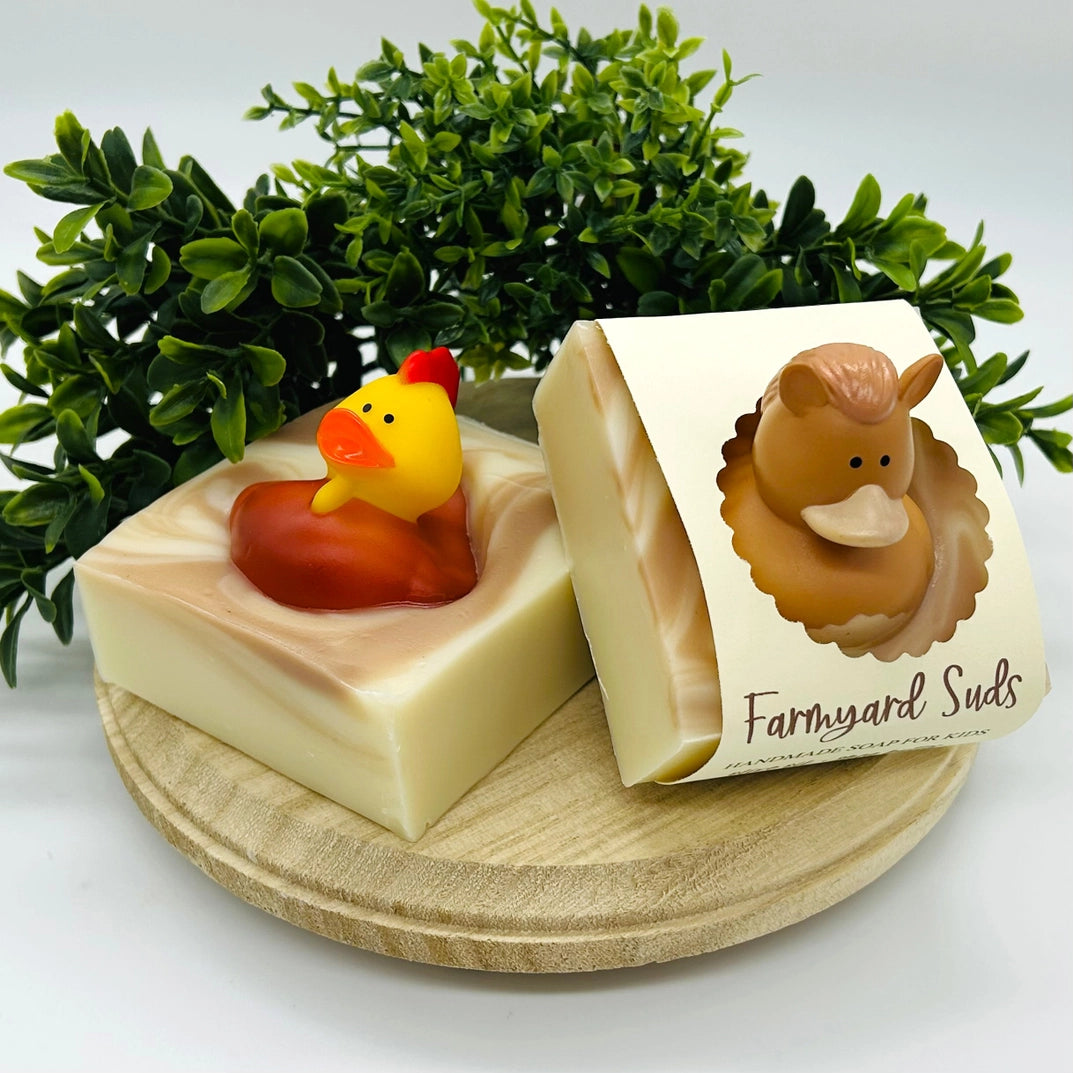 Farmyard Suds Handmade Soap Bar For Kids Vegan Cold Process