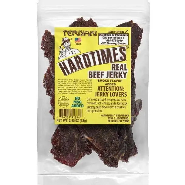 Hard Times Beef Jerky (Various Flavors)