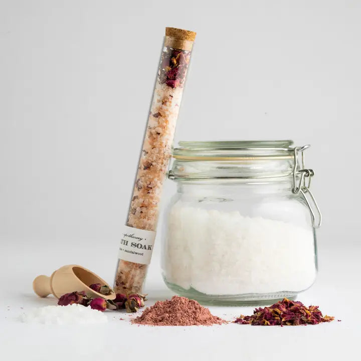 Rose Sandalwood : Bath Soak Tube ( Bath Salts )
