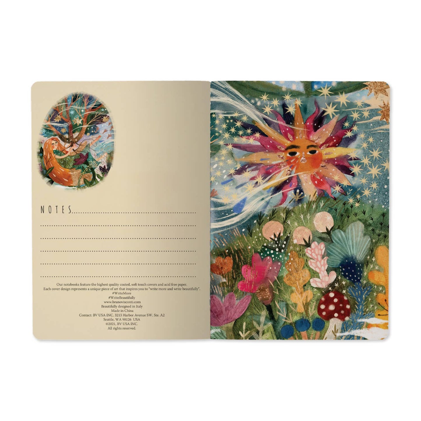 Electric Fantasy Journaling Notebook
