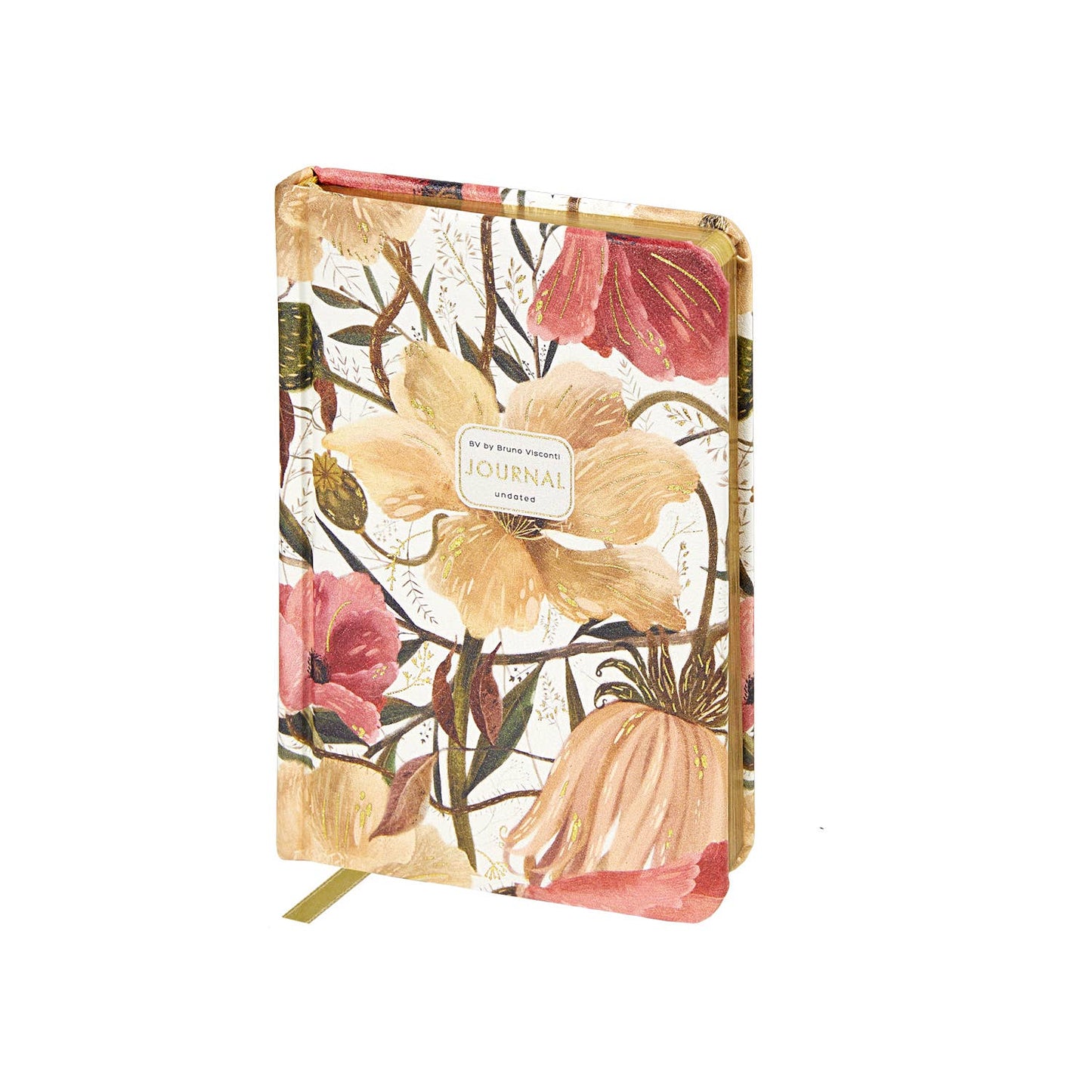 Vegan Leather Hardcover Daily Planner - Soft Petals