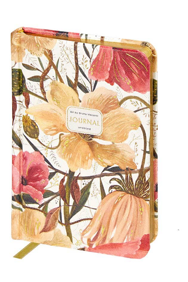 Vegan Leather Hardcover Daily Planner - Soft Petals