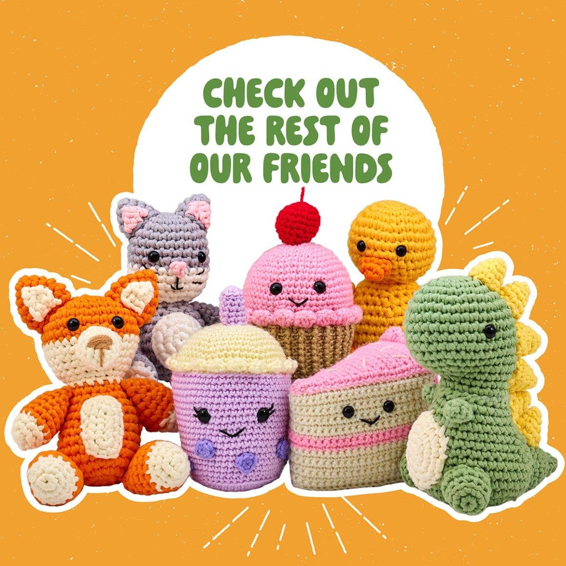 Bucilla ® Amigurumi Crochet Kit - Sherry the Cupcake 5"