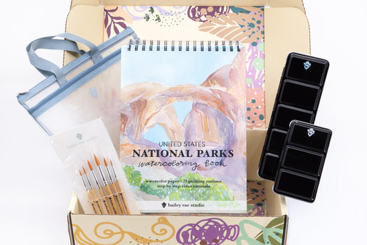 Grounded Living Artist Watercolor Ritual Starter Box